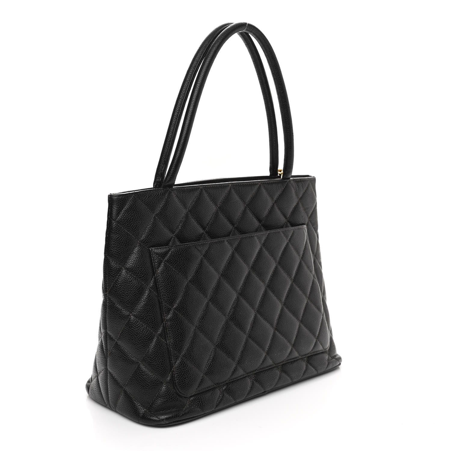Chanel Caviar Quilted Medallion Tote Black 3 of 12
