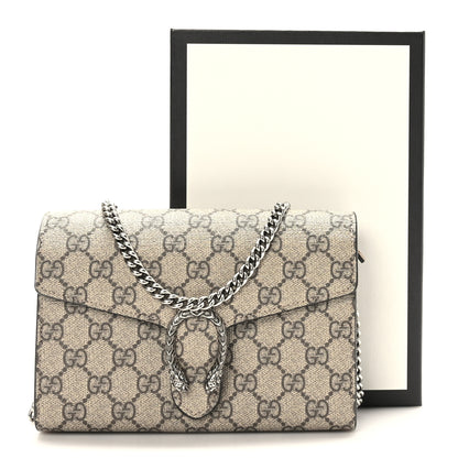 Gucci GG Supreme Monogram Mini Dionysus Chain Wallet Beige Taupe 10 of 10