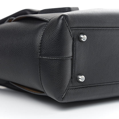 Bottega Veneta Grained Calfskin Maxi Intrecciato Medium Arco Black 6 of 8