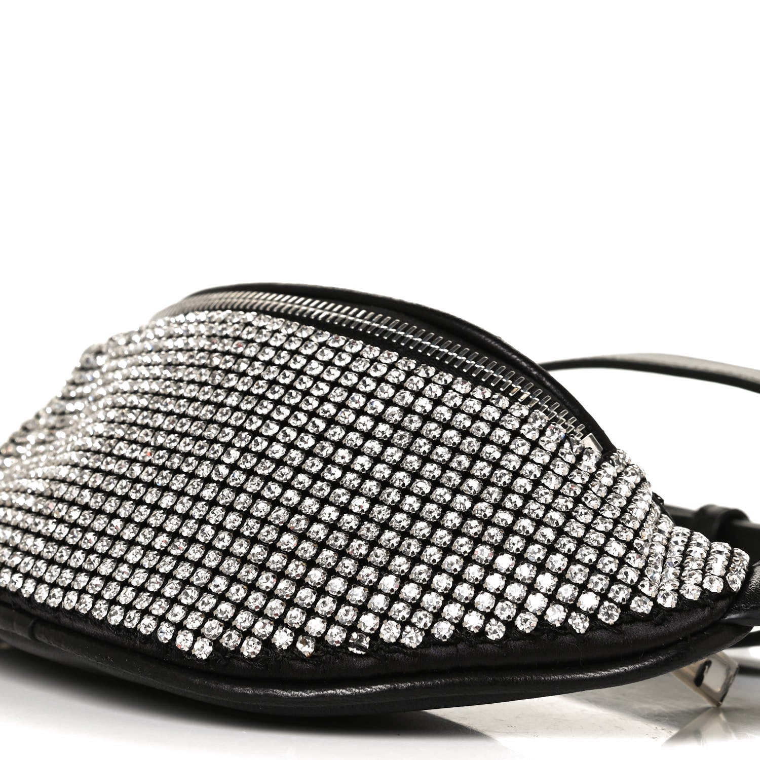 Alexander Wang Rhinestone Mesh Mini Attica Belt Bag Black 9 of 9