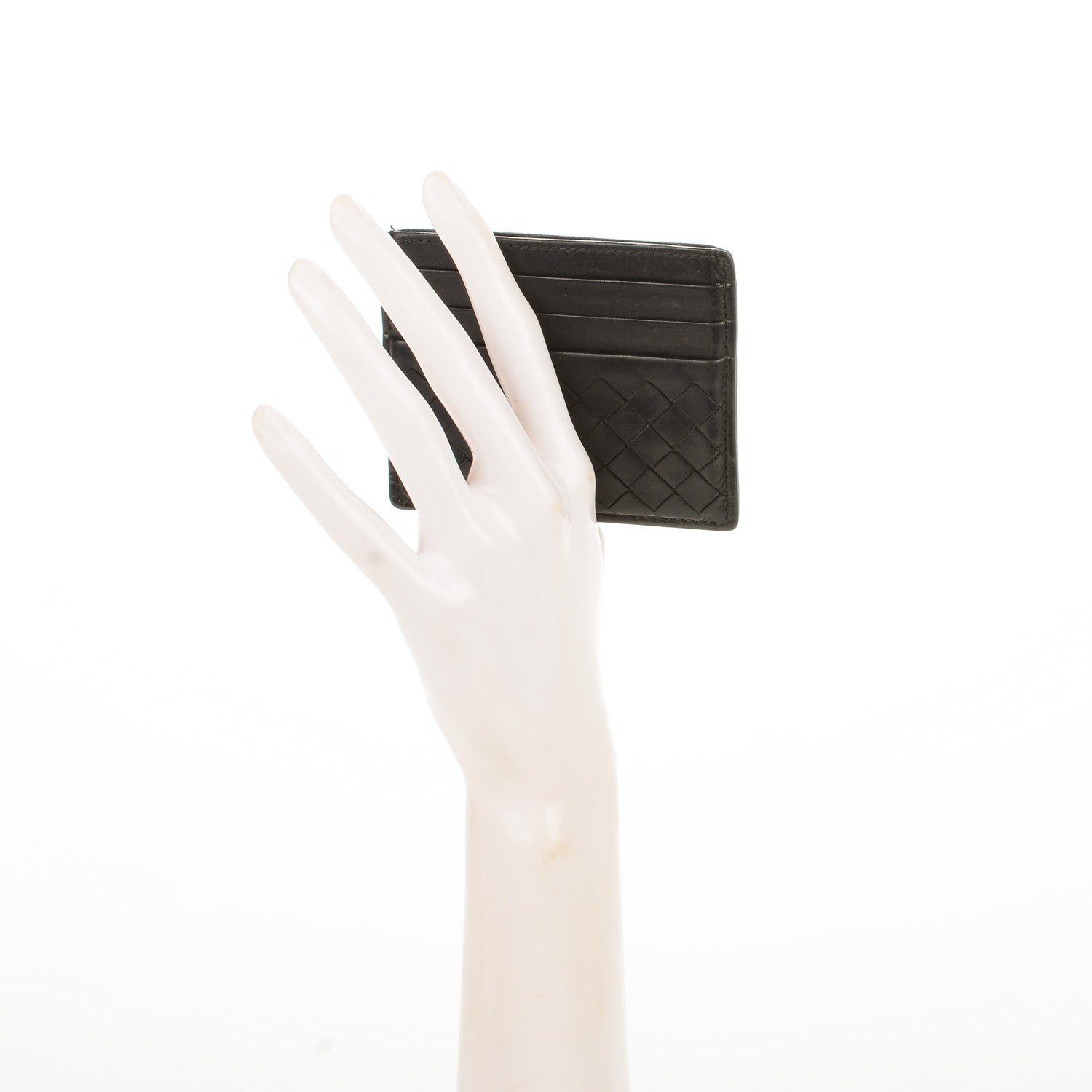 Bottega Veneta Nappa Intrecciato VN Card Case Nero Black 2 of 7