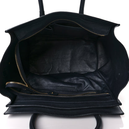 Celine Smooth Calfskin Small Luggage Navy Blue 4 of 11