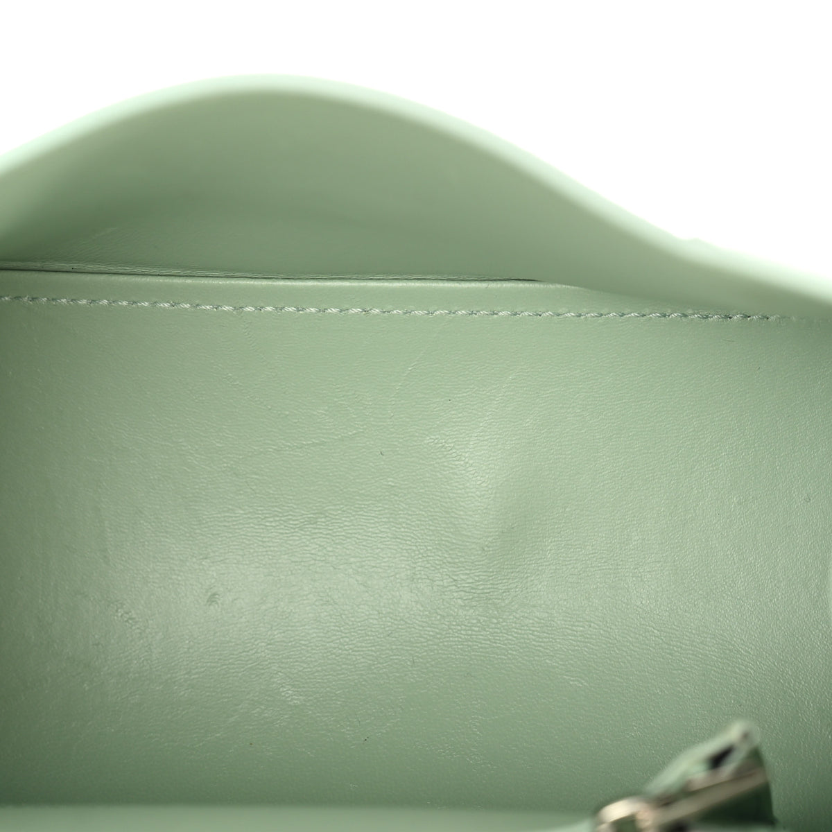 Balenciaga Shiny Box Calfskin Small Hourglass Top Handle Bag Light Green 5 of 10