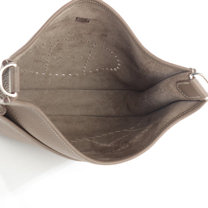 Hermes Taurillon Clemence Evelyne III PM Etoupe 5 of 8