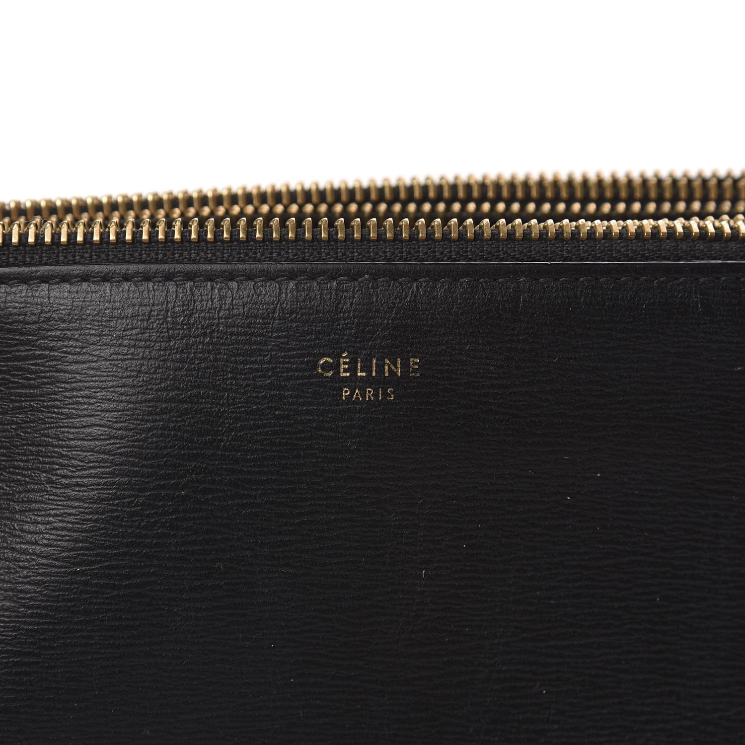 Celine Lambskin Small Trio Crossbody Bag Black 9 of 13