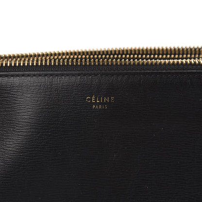 Celine Lambskin Small Trio Crossbody Bag Black 9 of 13