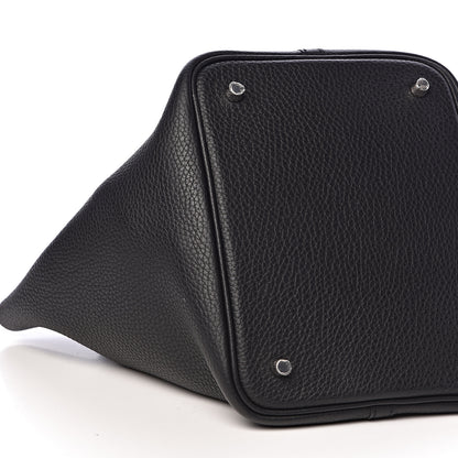Hermes Taurillon Clemence Picotin Lock 22 MM Black 8 of 10