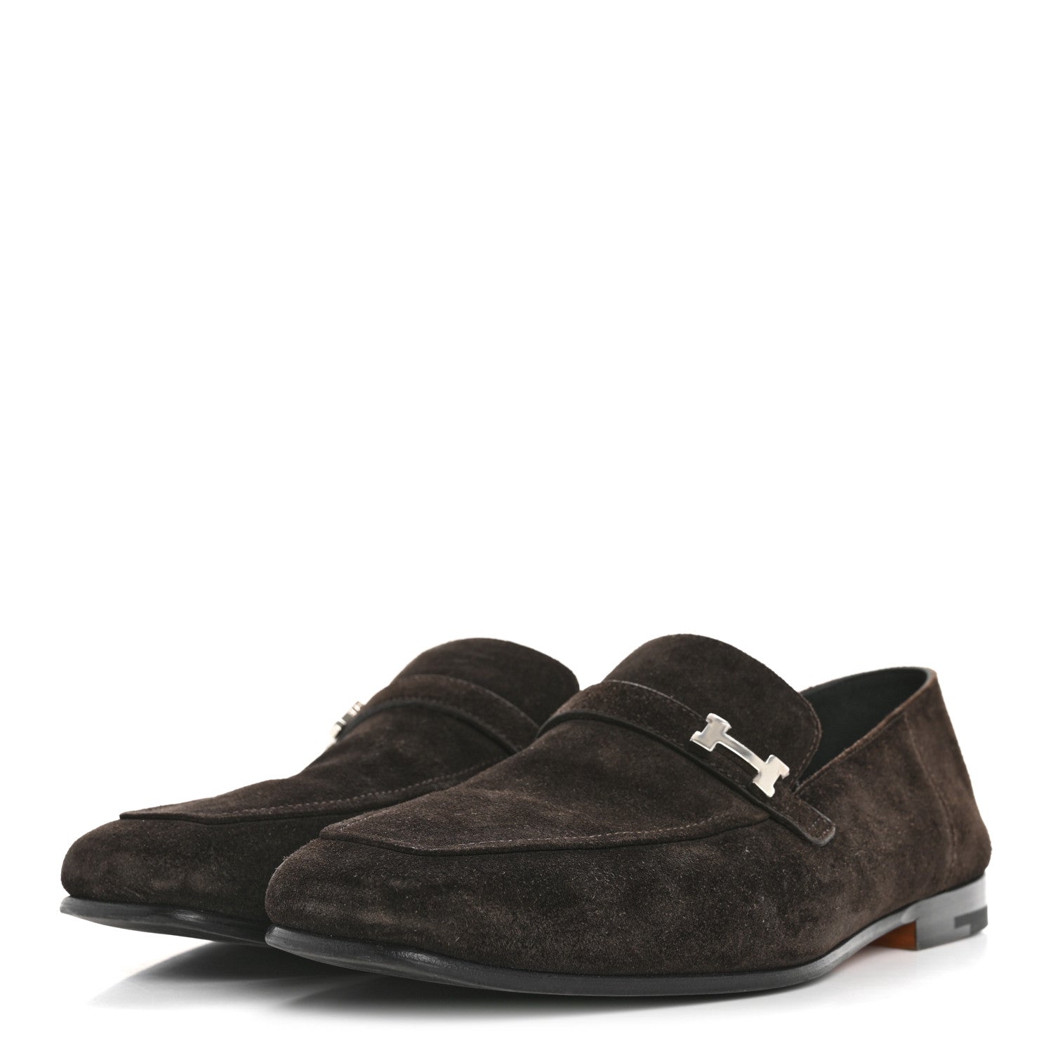 Hermes Suede Mens Giovanni Loafer 41.5 Ebene 4 of 11