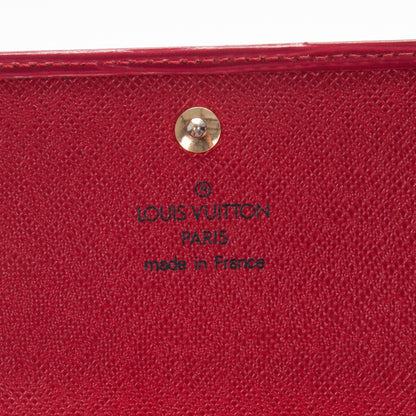 Louis Vuitton Epi Porte Tresor International Wallet Castillan Red 6 of 7