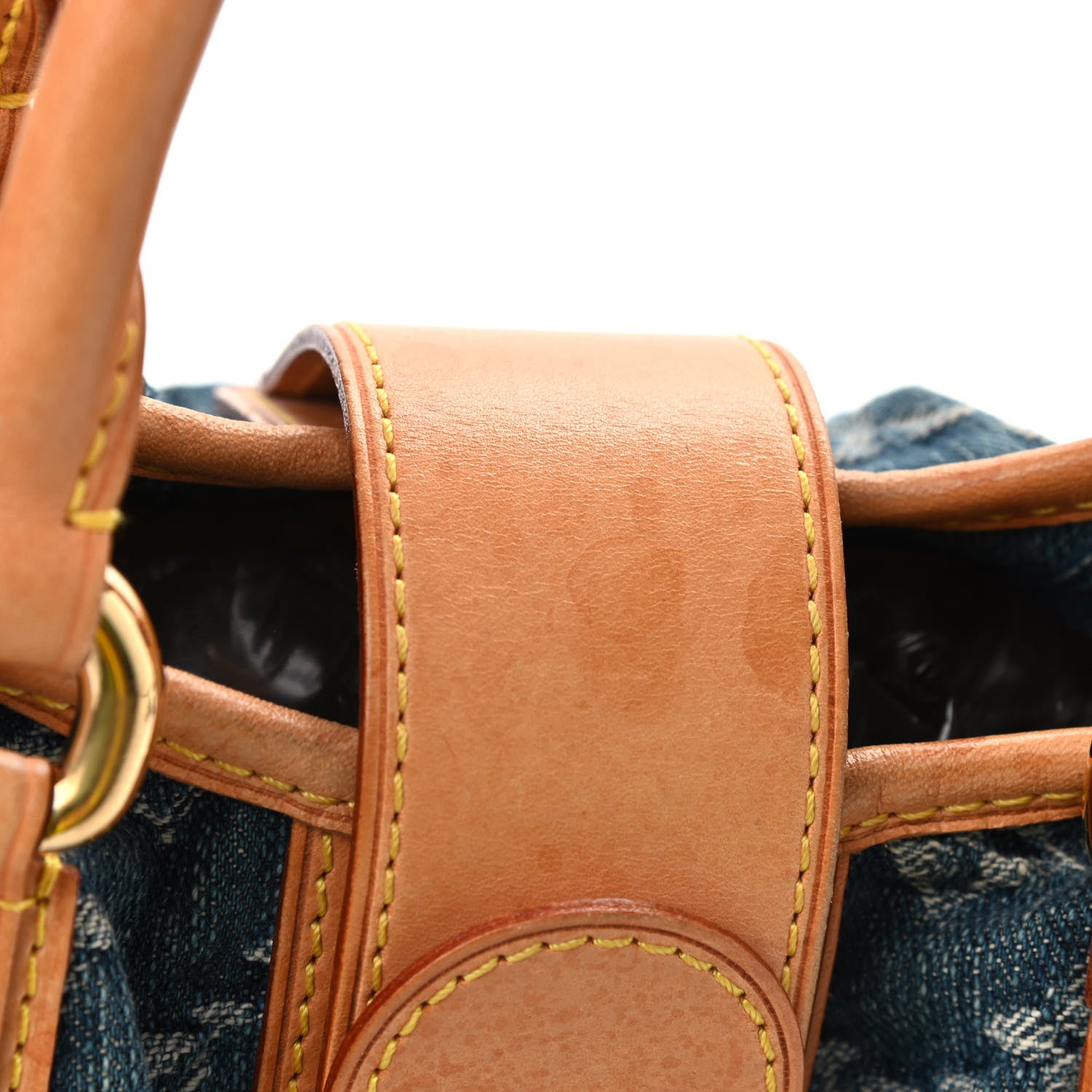 Louis Vuitton Monogram Denim Pleaty Blue 8 of 10