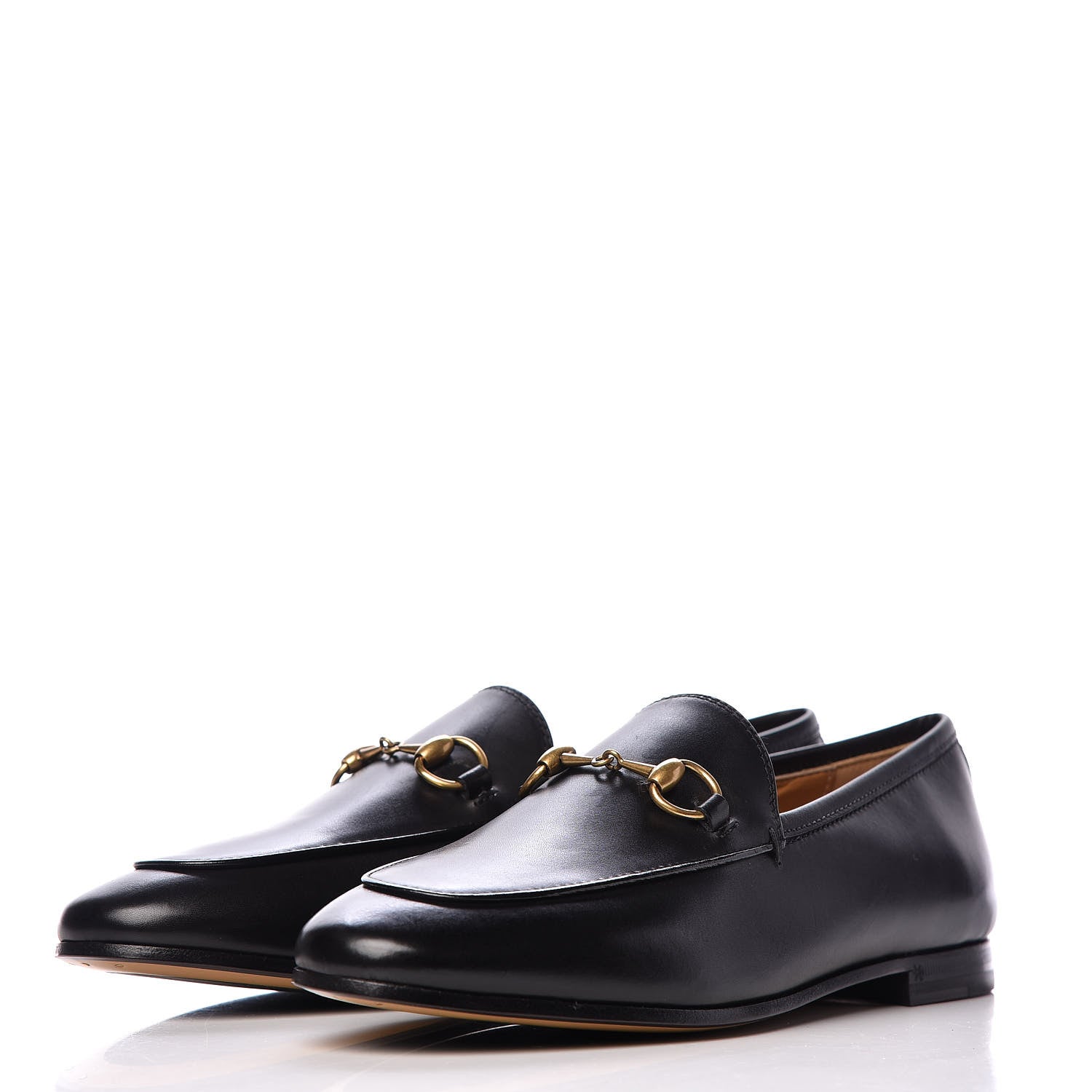 Gucci Calfskin Womens Jordaan Loafers 36 Black 5 of 20