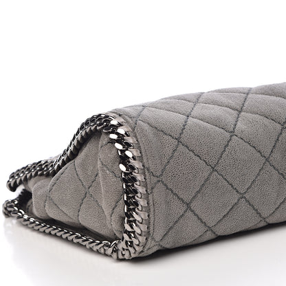 Stella McCartney Shaggy Deer Quilted Mini Falabella Tote Grey 11 of 12