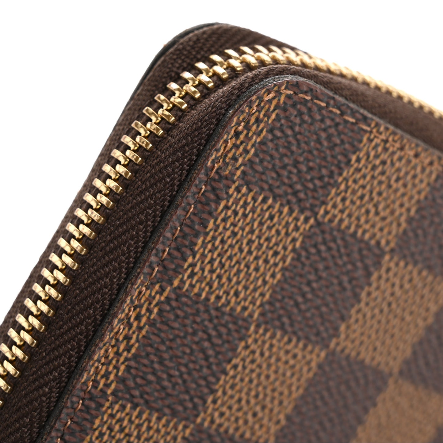 Damier Ebene Clemence Wallet Cherry
