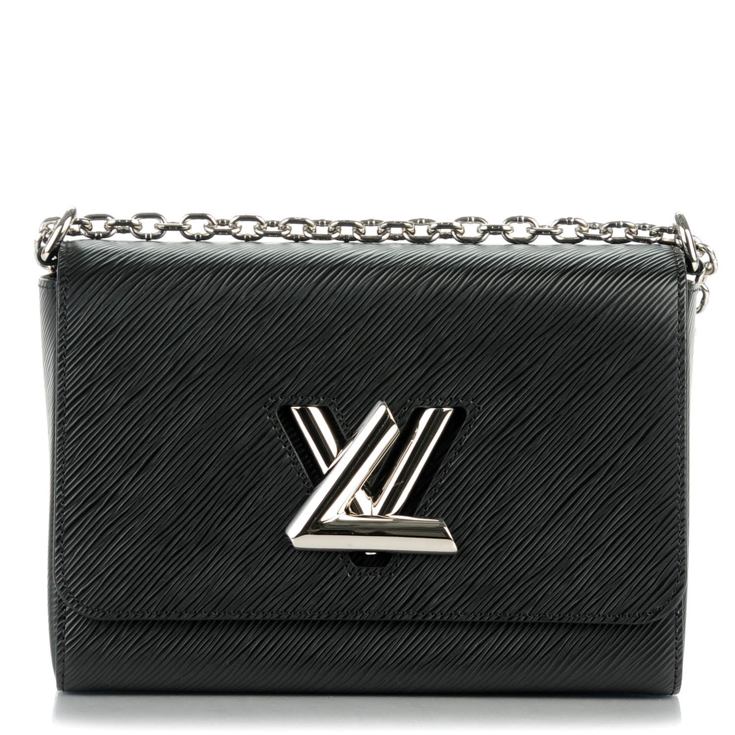 Louis Vuitton Epi Twist Shoulder Bag MM Black 1 of 8