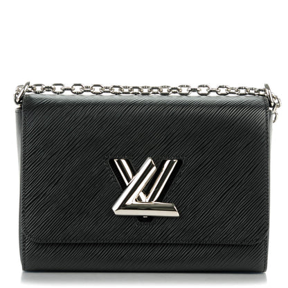 Louis Vuitton Epi Twist Shoulder Bag MM Black 1 of 8