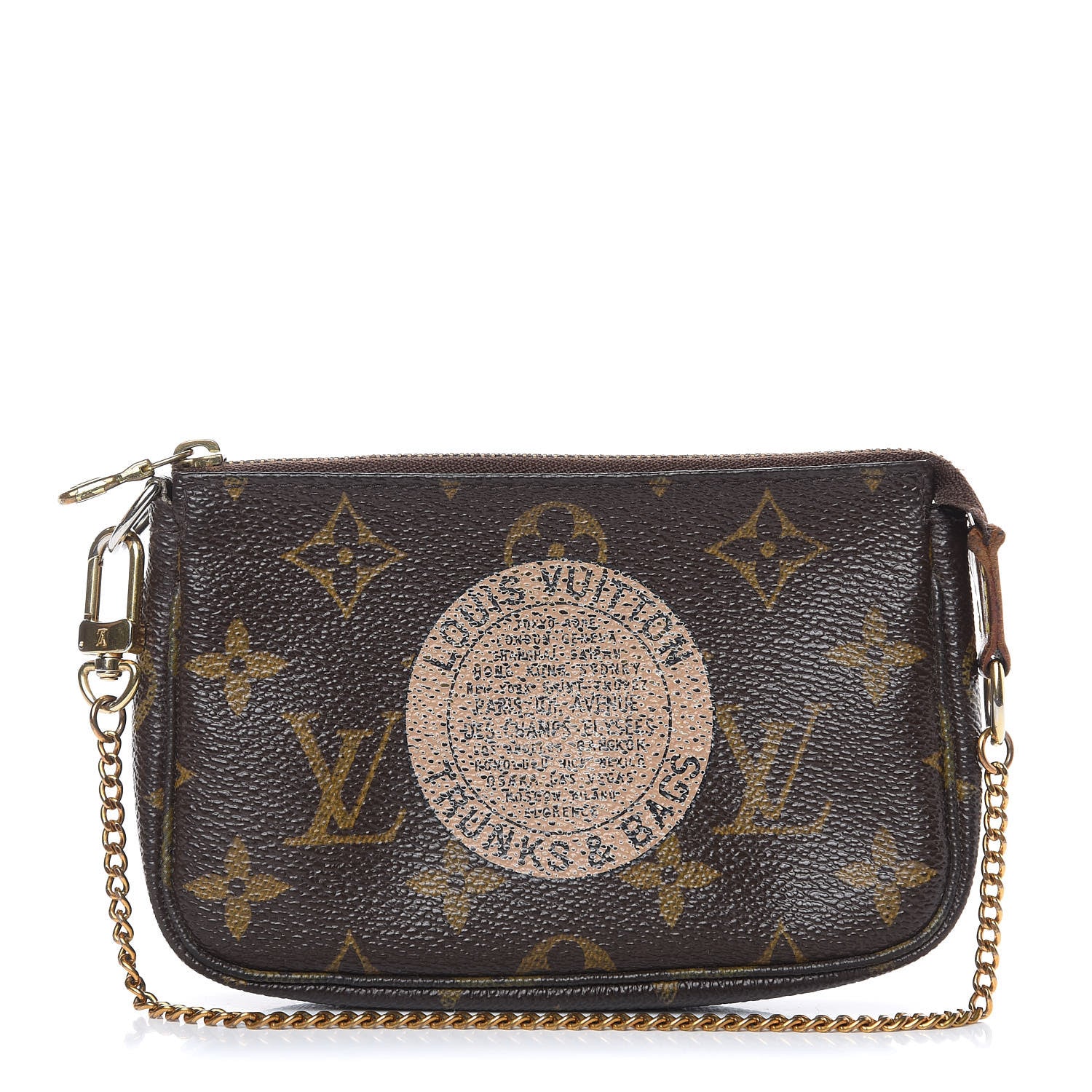 Louis Vuitton Monogram Complice Trunks and Bags Mini Pochette Accessories Beige 1 of 11