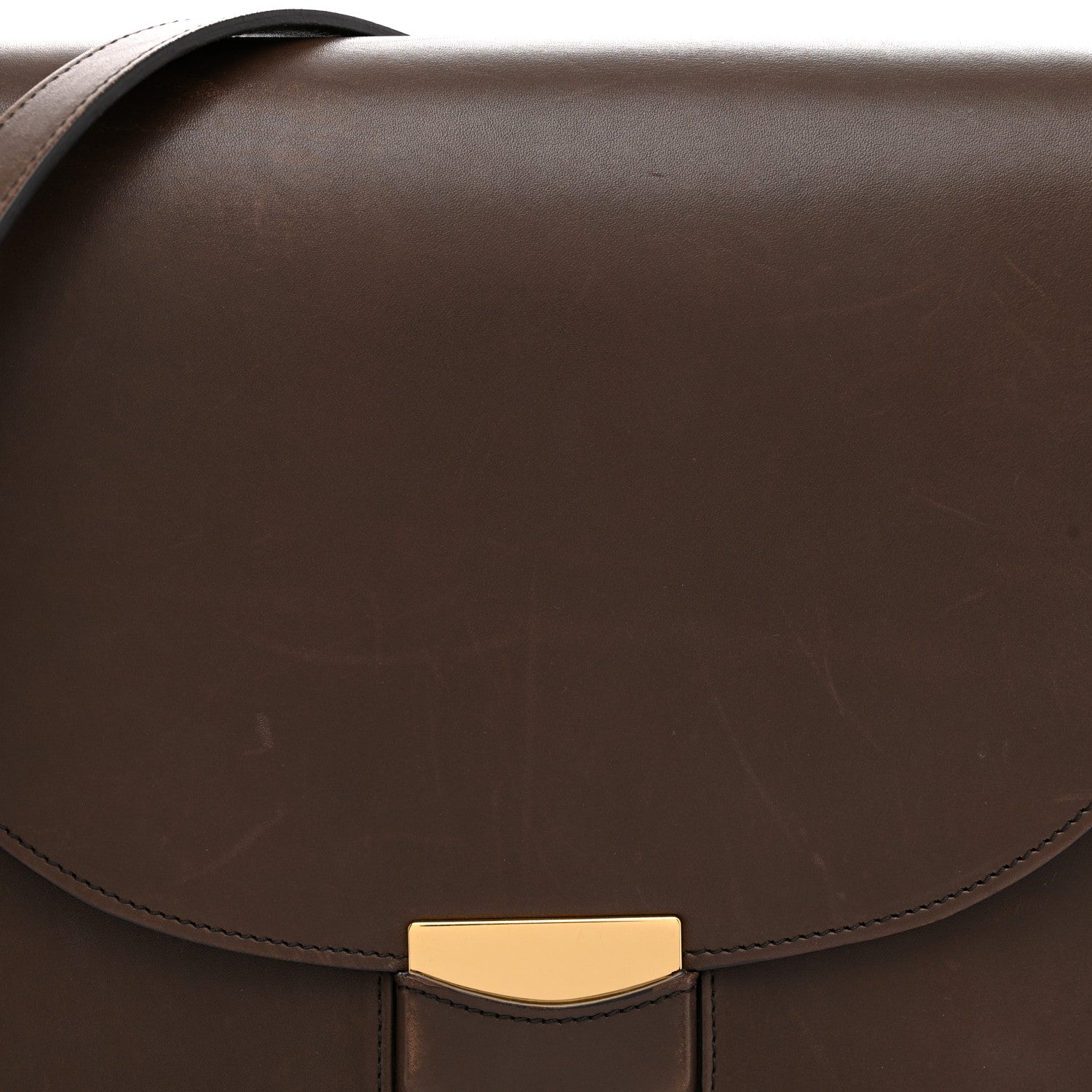 Celine Supersoft Calfskin Medium Trotteur Wood 8 of 15