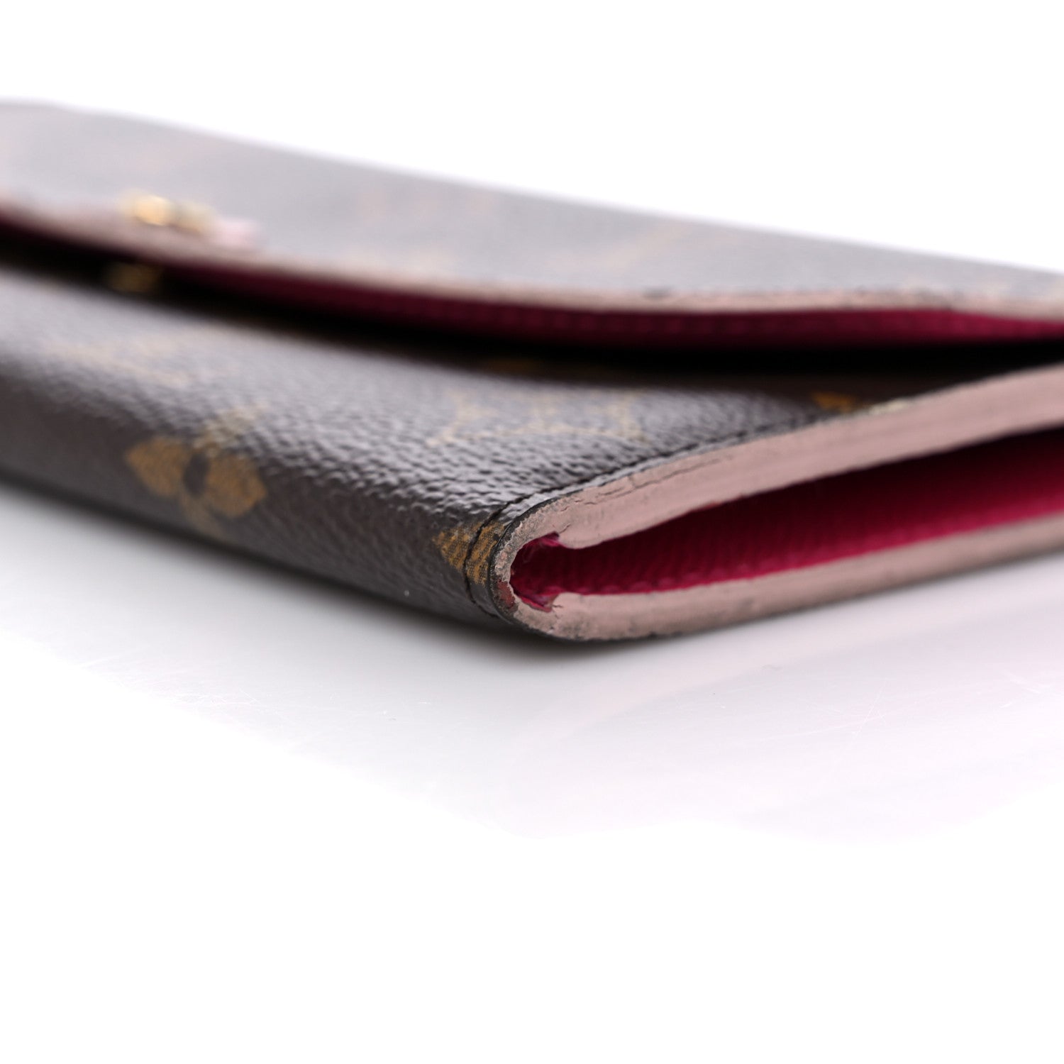Louis Vuitton Monogram Bloom Flower Emilie Wallet Fuchsia 8 of 15