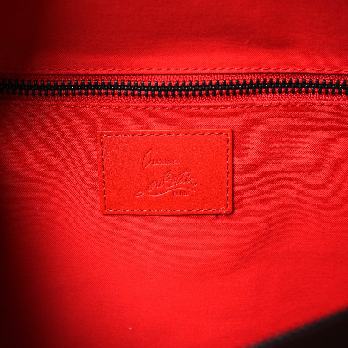 Calfskin Sneakender Studded Duffle Bag Black