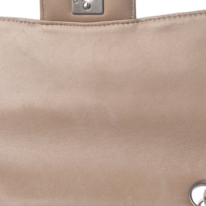 Chanel Nylon Medium Travel Flap Light Beige 13 of 17