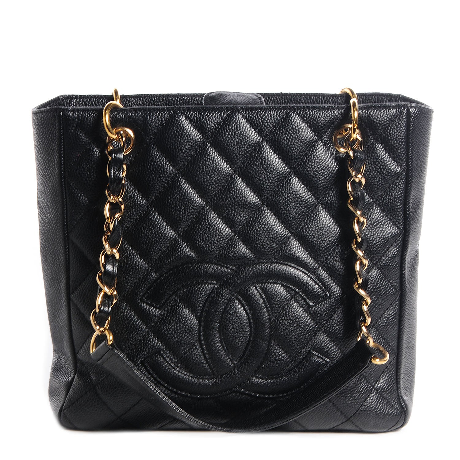 Chanel Caviar Petit Shopping Tote PST Black 1 of 20