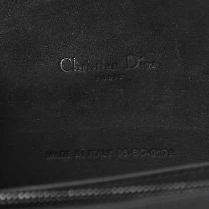 Christian Dior Ultra Matte Calfskin Cannage Lady Dior Clutch Black 7 of 10