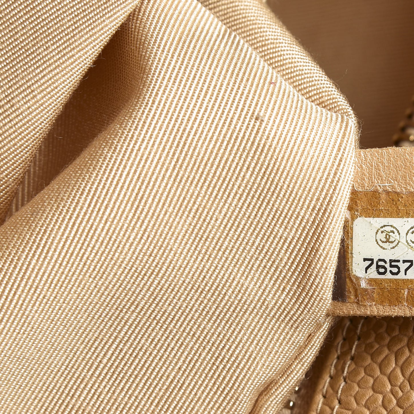 Caviar Quilted Grand Timeless Tote GTT Beige