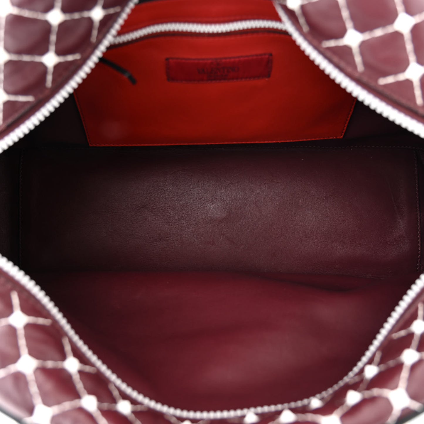Lambskin Free Rockstud Spike Bowling Bag Multicolor