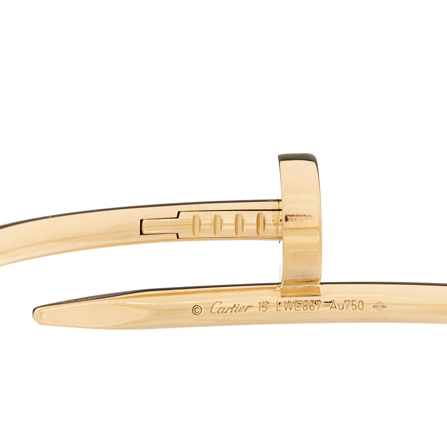 18K Yellow Gold Juste Un Clou Bracelet 15
