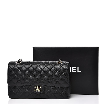 Chanel Caviar Quilted Medium Double Flap Black 13 of 13