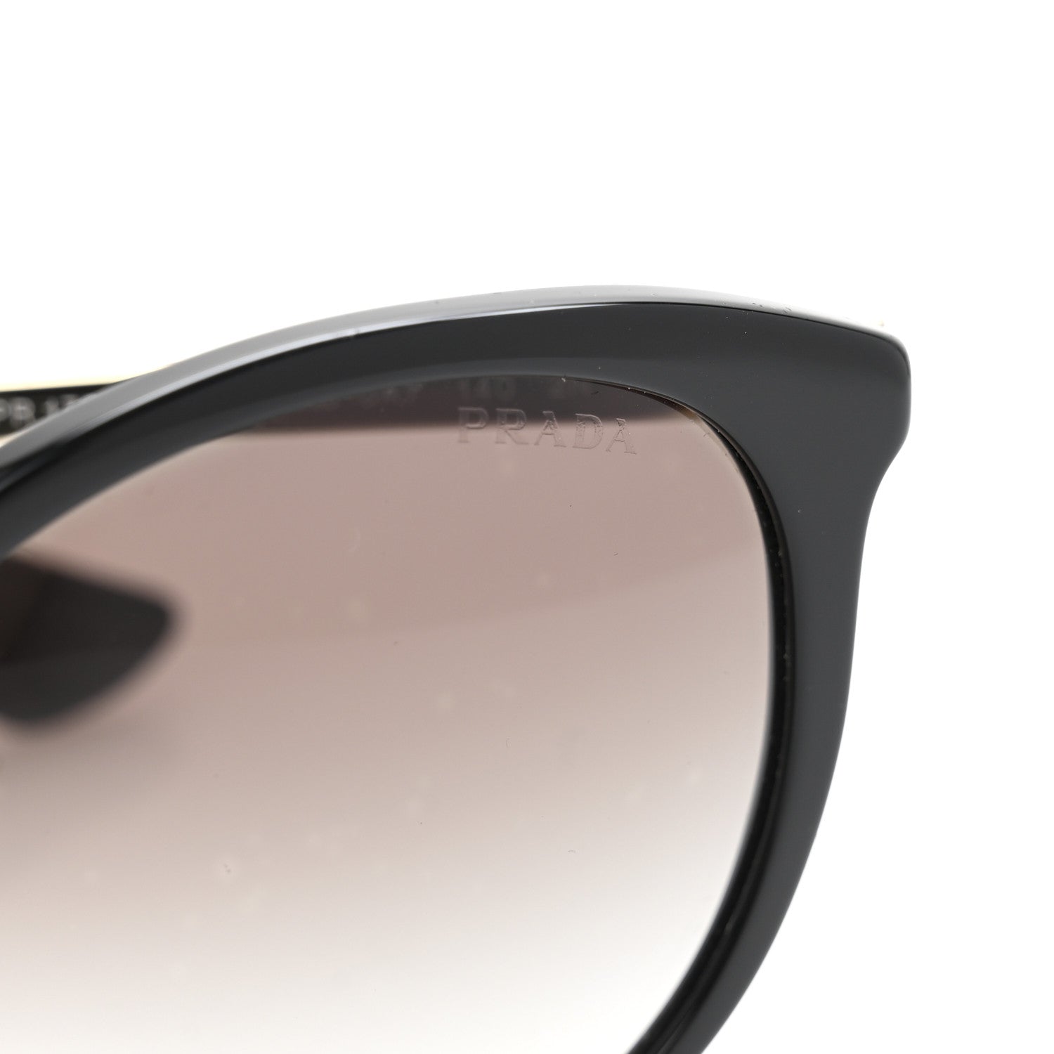 Prada Metal Aviator Sunglasse SPR 17S Black 8 of 9