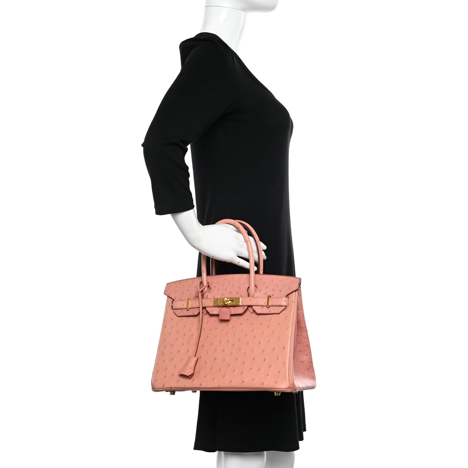 Hermes Ostrich Birkin 30 Terre Cuite 2 of 13