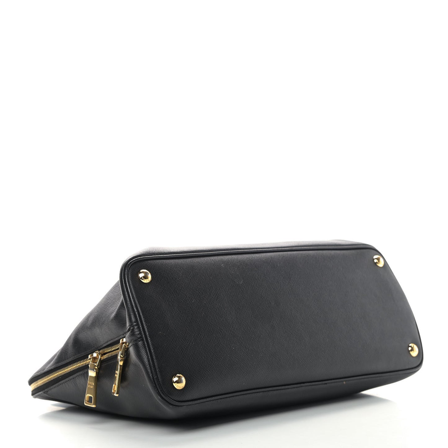 Saffiano Lux Large Promenade Tote Black