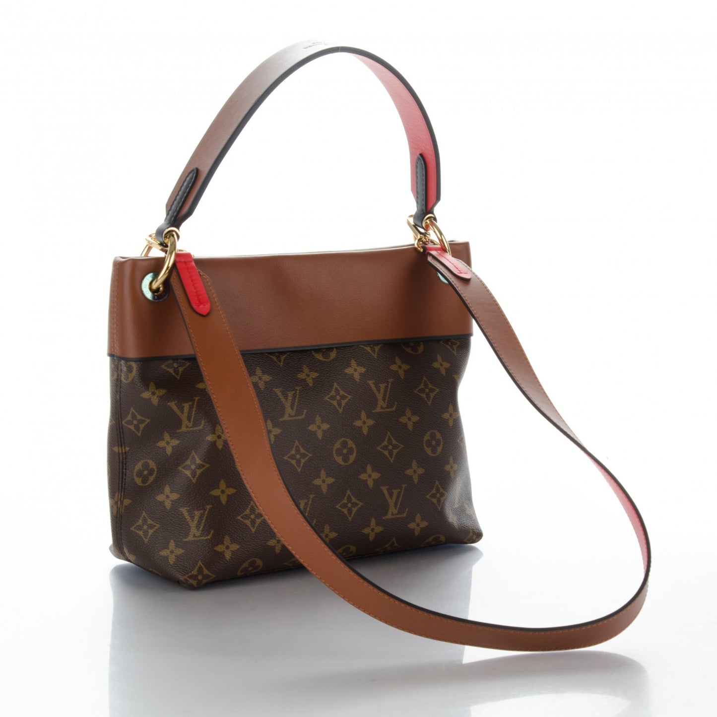 Monogram Tuileries Besace Caramel Rouge