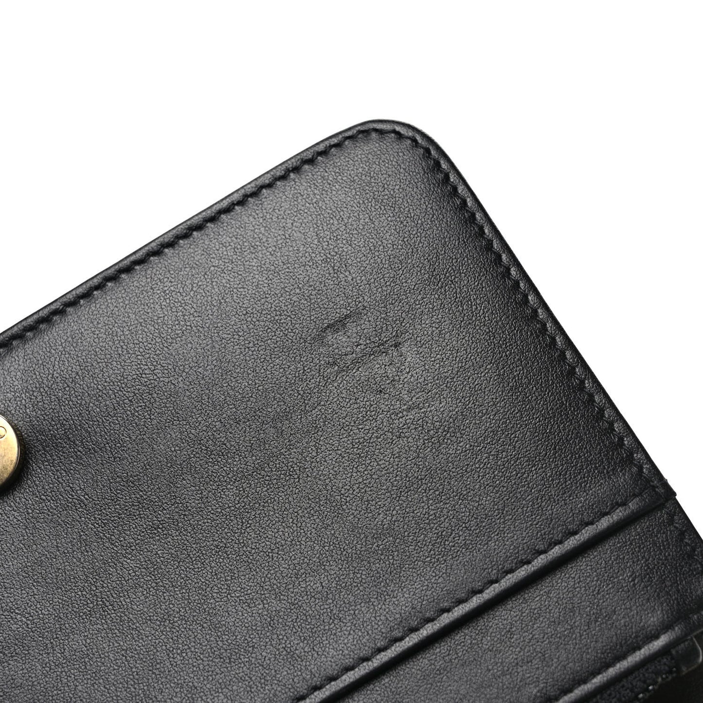 Caviar Quilted Boy Wallet On Chain WOC Black