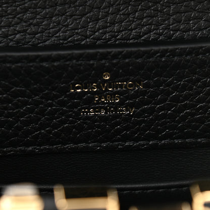 Louis Vuitton Taurillon Embellished Flower Crown Capucines Mini Black 6 of 10