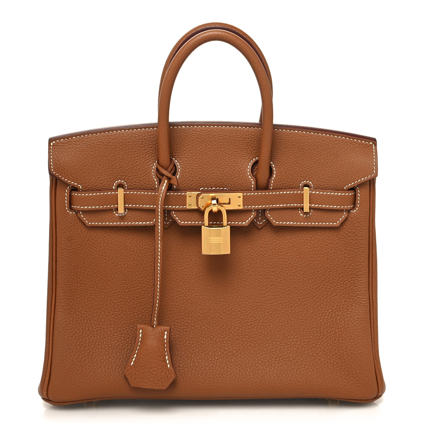 Hermes Togo Birkin 25 Gold 1 of 11