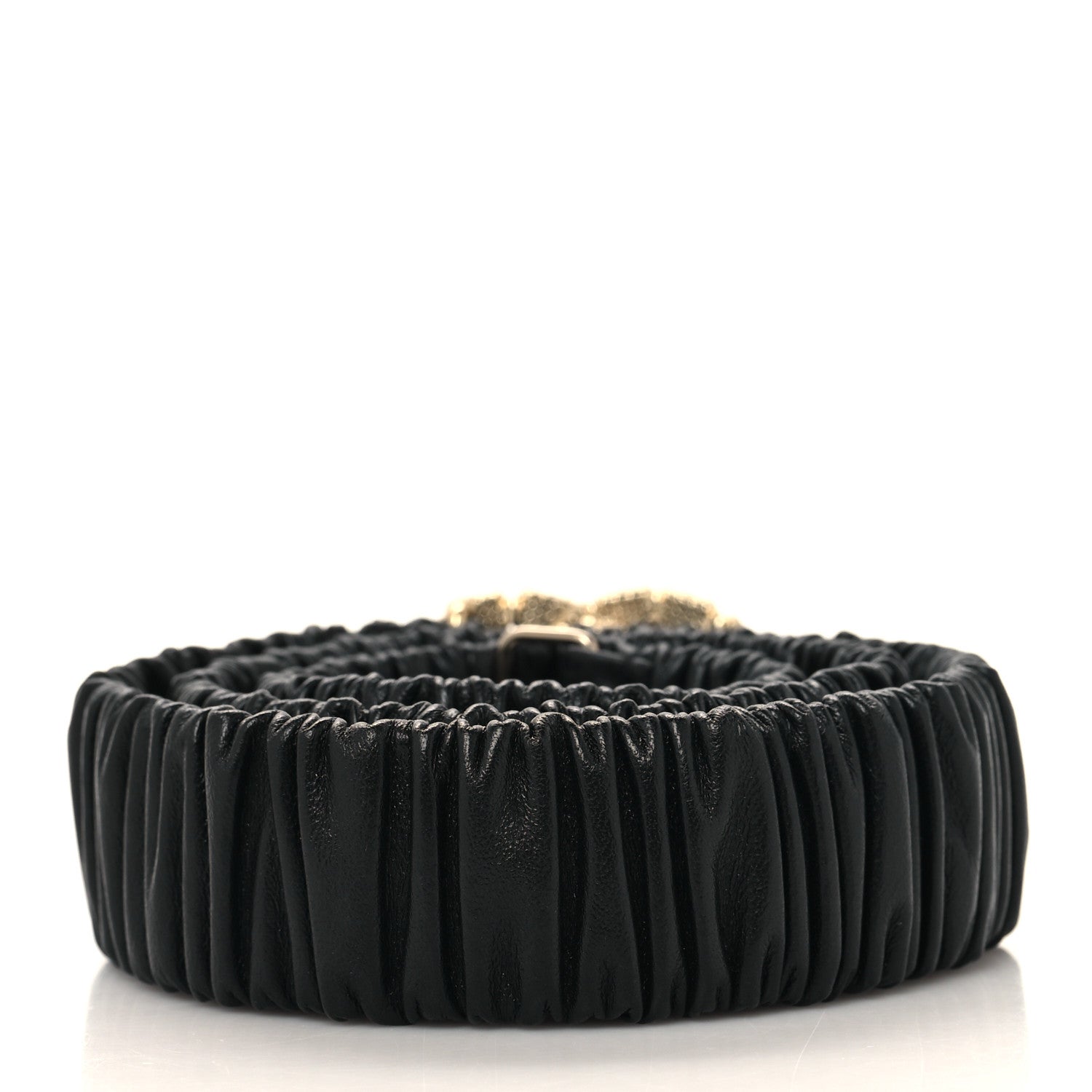 Chanel Lambskin Crystal CC Belt 85 34 Black 2 of 4