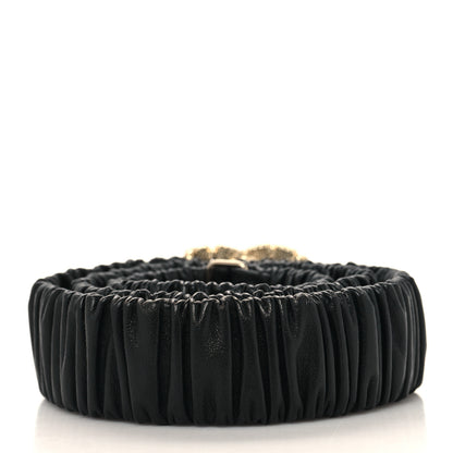 Chanel Lambskin Crystal CC Belt 85 34 Black 2 of 4
