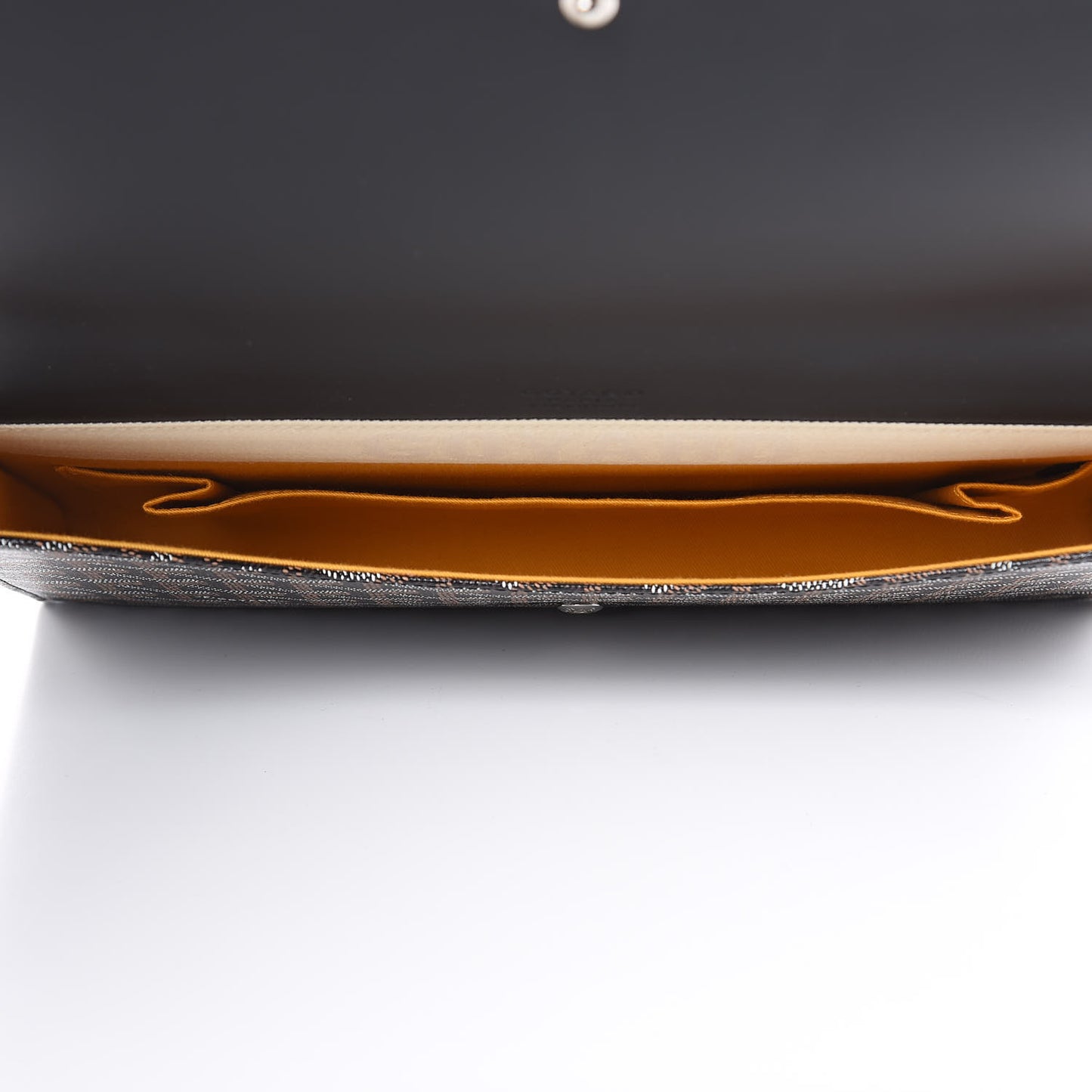 Goyardine Monte Carlo Bois Clutch Black
