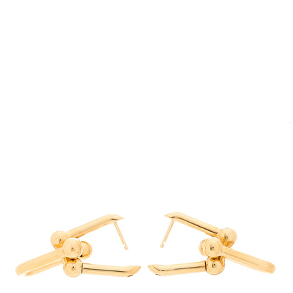 Tiffany 18K Yellow Gold Large HardWear Link Earrings 3 of 5