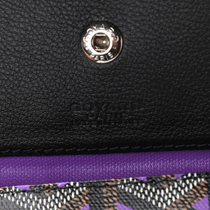 Goyard Goyardine Saint Louis Claire Voie GM Black Purple 7 of 12