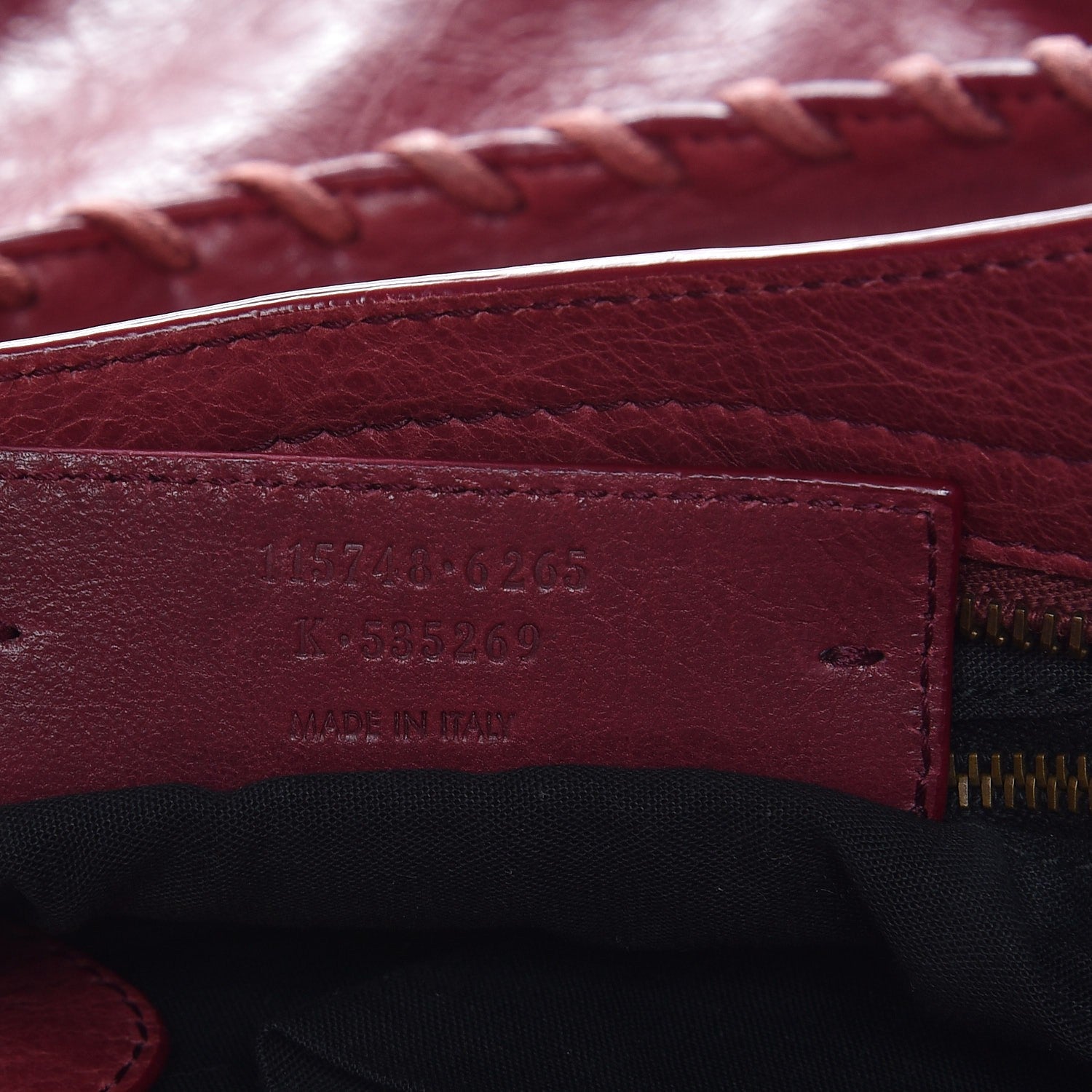 Balenciaga Agneau Classic Hardware City Cassis 8 of 9