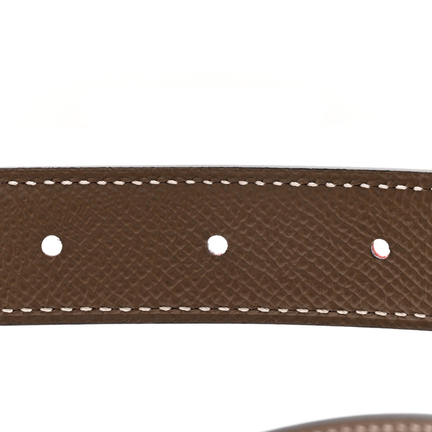 Hermes Swift Epsom 24mm Constance H Belt 70 28 Rouge De Coeur Etoupe 4 of 8