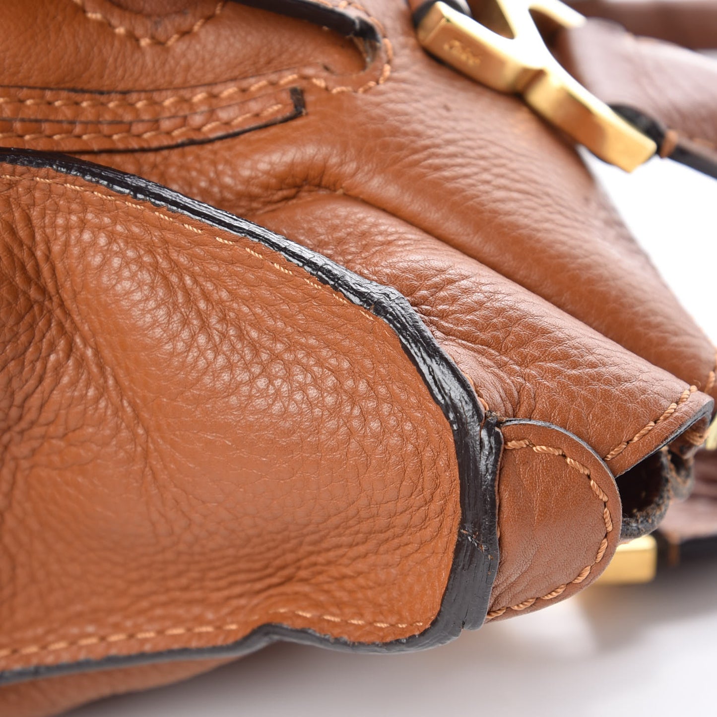 Calfskin Large Marcie Satchel Tan