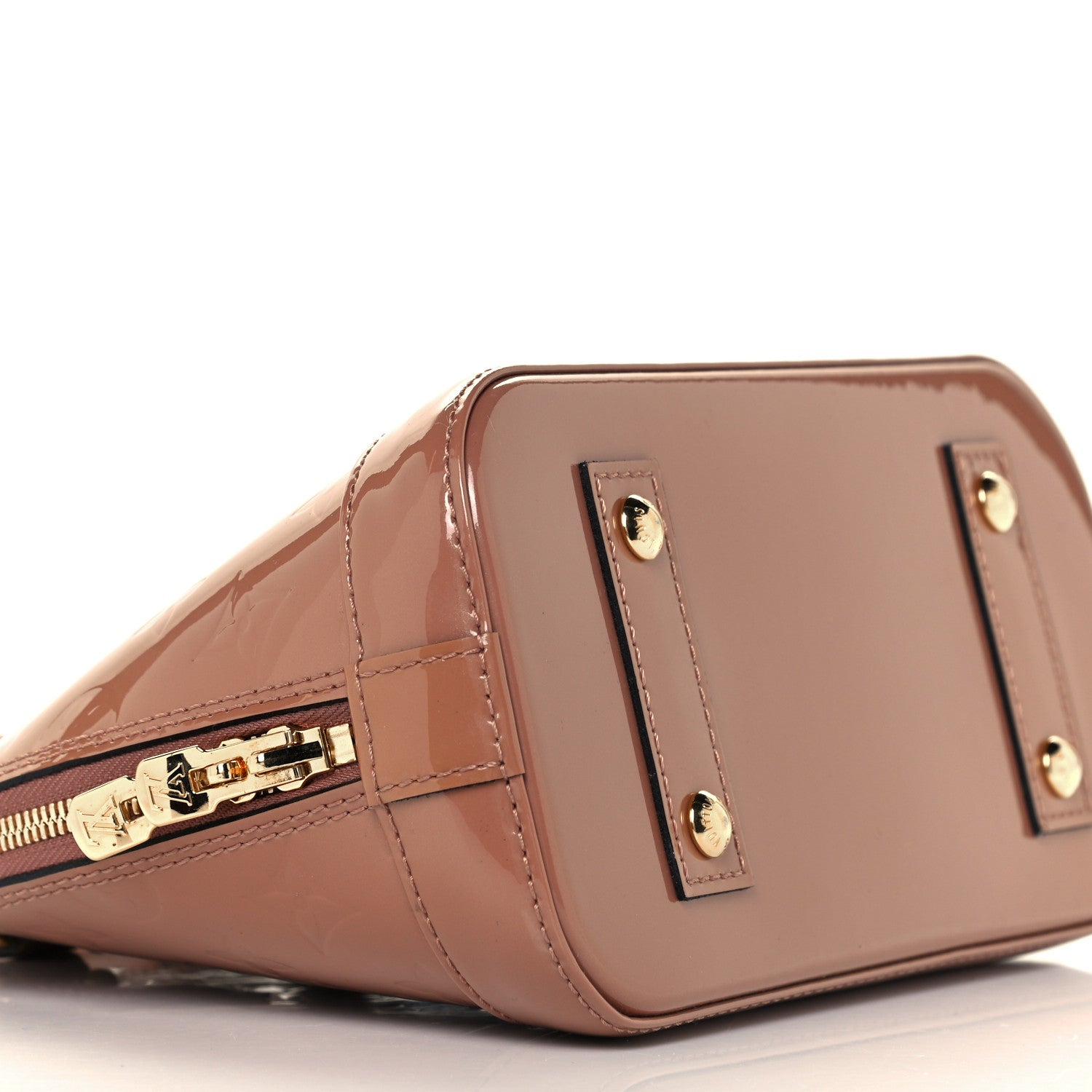 Louis Vuitton Vernis Alma BB Rose Velours 10 of 11