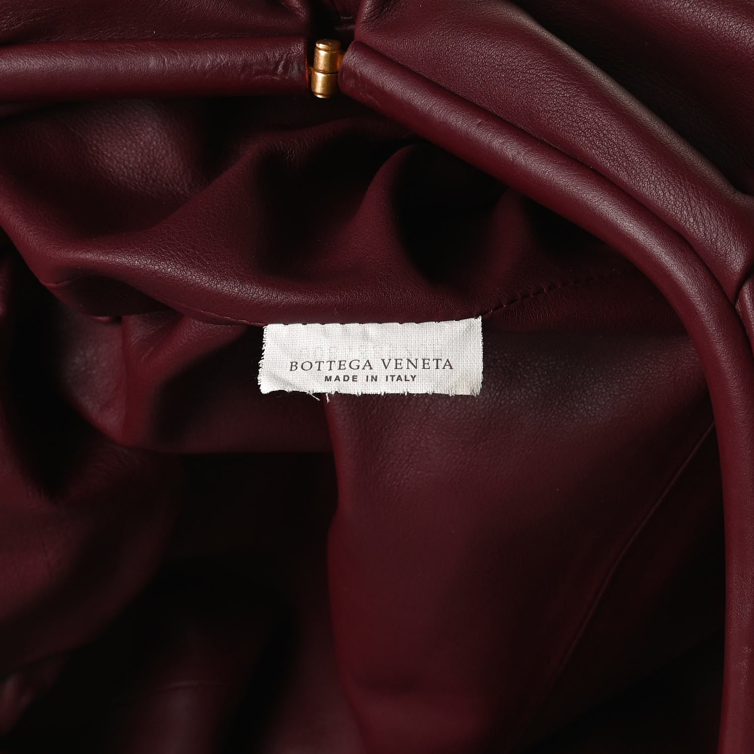 Bottega Veneta Smooth Butter Calf The Pouch Oversized Clutch Bordeaux 7 of 12
