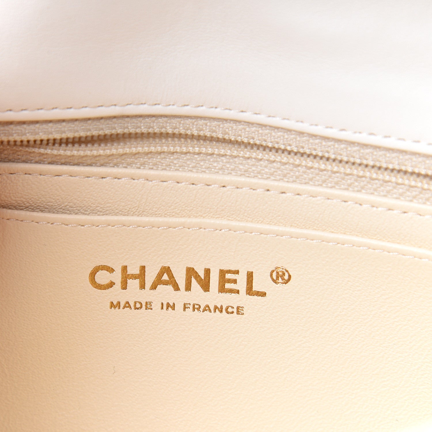 Chanel Tweed Quilted Mini Rectangular Flap Off White 5 of 9