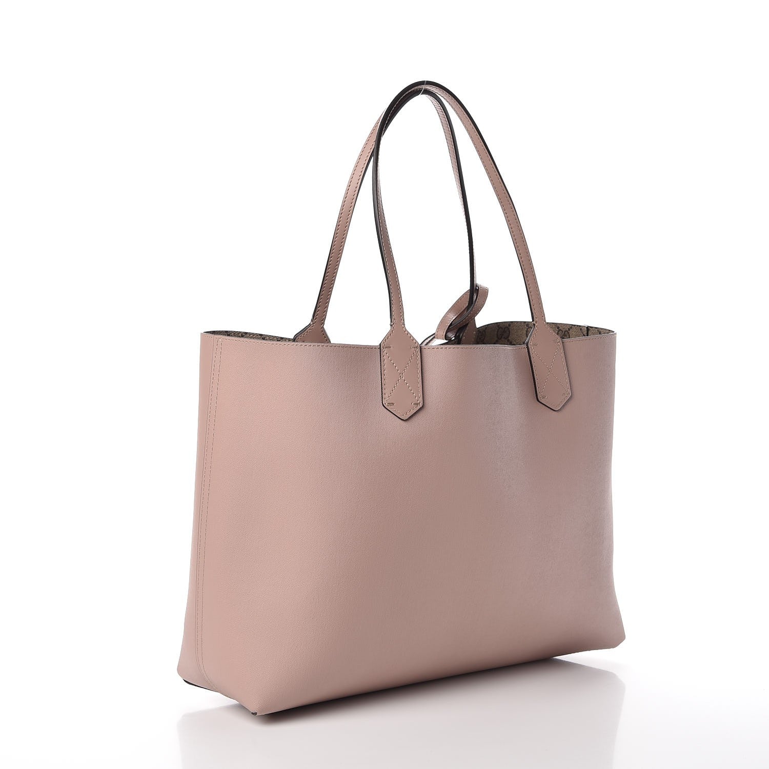 Gucci GG Supreme Monogram Medium Reversible Tote Beige Dark Cipria 7 of 11