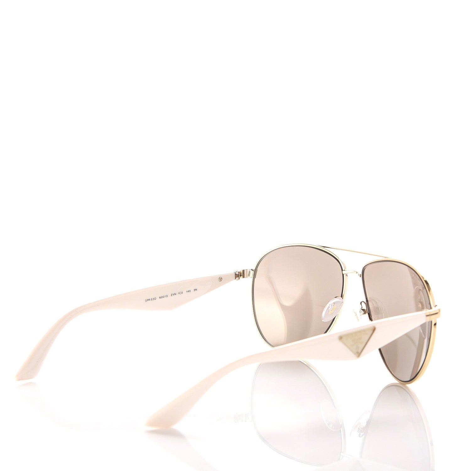 Prada Aviator Sunglasses SPR 53Q White 4 of 7